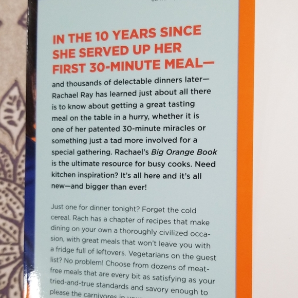 Rachel Ray's Big Orange Book - Picture 3 of 3